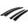 Window deflectors, Rival, Hyundai Sonata 2019-N.V., leaf PMMA, 4pcs, 32312002