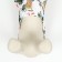 Dog shirt "Tropics", L (DS 28, OG 36, Osh 26 cm), White