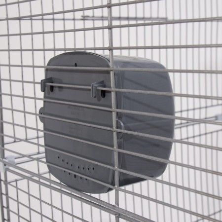 Birds Cage "Pigzon" No. 104-B, collapsible, 2 sections, 58 x 40 x 88cm, gray-14