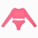 Separate male swimsuit minku with a scarf pink color, size 46