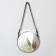 Mirror wall -mounted round “surroundings” d mirror surface 28 cm, with an artificial leather strap, color mix