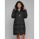 Coat insulated winter female, size 42, black color