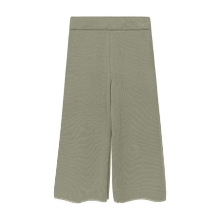 Trousers for girls, height 98 cm, dark olive color-2