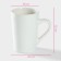 Porcelain share mug "Hell of a hare", 380 ml, white color