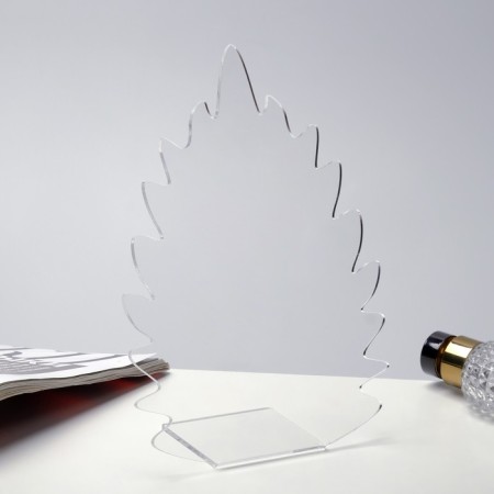 Stand for pendants, chains, bracelets "Leafer" 16 × 6 × 22 cm, 3 mm plexiglass, in a protective film-1