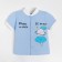 Nursery blouse, blue/moon, height 56 ​​cm