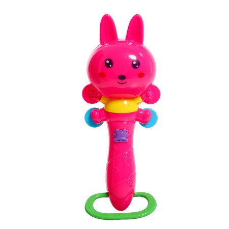 A set of rattles with teething, 7 pieces in a set, in a container-2