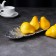 Fruit dish of Dolyana "Sebert leaf", 37 × 14 cm, silver color