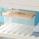 Storage container with a lid Ricco, 10 l, 35.5 × 23.5 × 19 cm, beige color