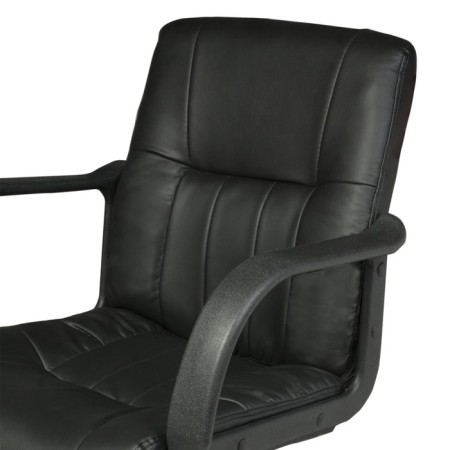 A chair for the operator Brabix Hit MG-300, with armrests, eco-leather, black-3