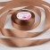 Satin tape, 25 mm × 23 ± 1 m, color light brown No. 136