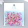 Glass beads 6/0 "Transparent color. Melange" 30 g