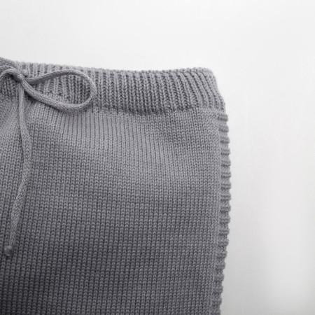Knitted crumb set "Trendy" height 80-86 cm, color gray color-6