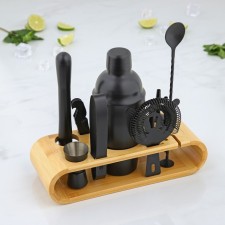 Black bar, 11 items, black color