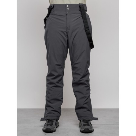 Semi-combinezone ski insulated male winter, size 52, dark gray color-5