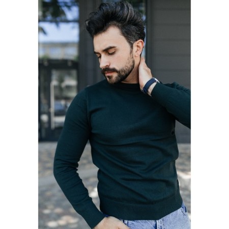Jumper male ise, size 58, emerald color-8