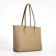Zipper bag with lightning, beige color