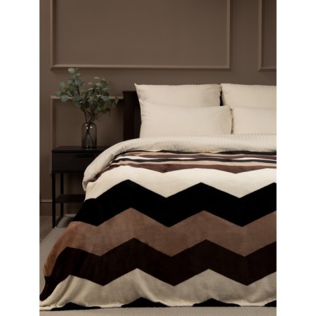 Texrepublic blanket, size 180x200 cm, beige color-3