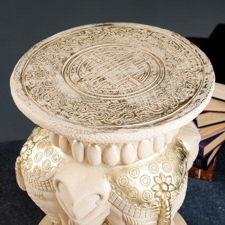 Top "three elephants" ivory, 43x28x28cm-3