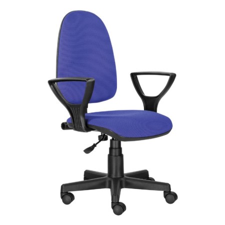 Armchair Brabix Prestige Ergo MG-311, adjustable ergonomic back, fabric, black and blue-3
