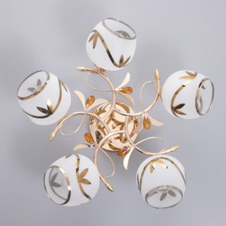 Jeannet chandelier 5x40W E27 Gold Model: 2800064-3