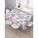 Tables on the table "Flower patterns", rectangular, Saten, size 145x180 cm