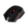 Mouse Ritmix RMW-115, game, wireless, 1600 dpi, USB, black