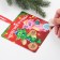Christmas tree pendant with the wishes of the "wonderful year", a scretch-layer, 13 x 13 cm