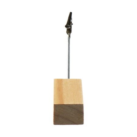A set of clamps for papers and wood business cards, 5 pieces-5