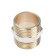 Nipple OTMO, 3/4 ", outer/outer thread, nickel -plated brass