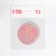 Folding mirror "crocodile", d = 7.5 cm, pink color