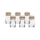 A set of water glasses, Panto gold decor, 250 ml x 6 pcs.