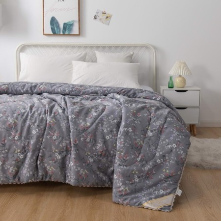 Holly blanket, size 160x220 cm, color gray color-2