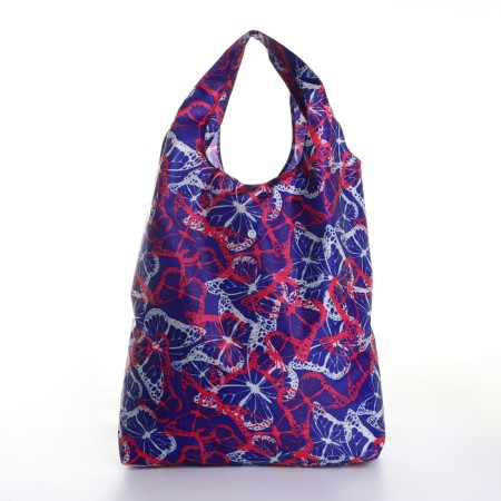 Household bag on the button, the color is blue-1
