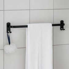 Classer holder, 4 hooks, 58 × 10 × 7.5 cm, black color
