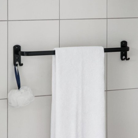 Classer holder, 4 hooks, 58 × 10 × 7.5 cm, black color