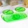 Fresh kitchen set, containers 300 ml, green color