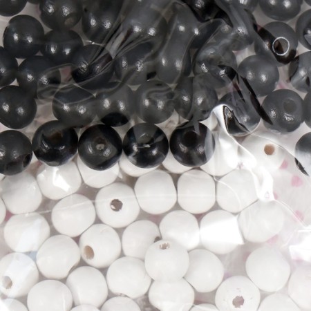 Beads for creativity Tree "Day and Night" D-0.8 cm, 2 colors x 20 g-1