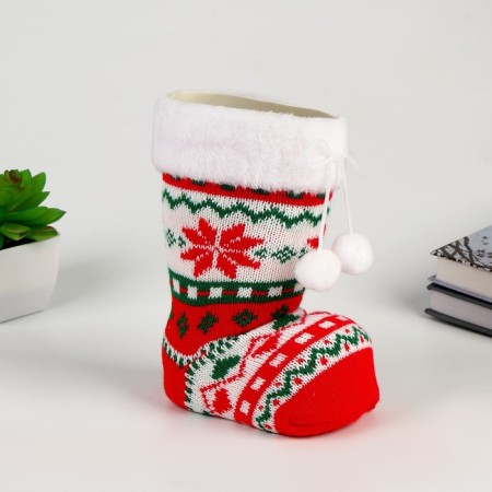 Confepture "Boot", knitted, with a pattern-1