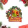 New Year's two -layer magnet "Happy moments!" Symbol of the year, 8 x 7 cm