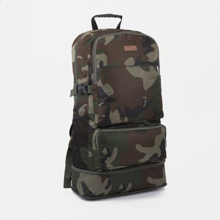 Tourist backpack, TL, 40 l, lightning department, 3 external pockets, with extension, camouflage color-7