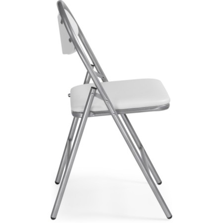 Gikat Metal Metal Metal Carcass/Ecokuzha, Gray/White 45x43x82 cm-2