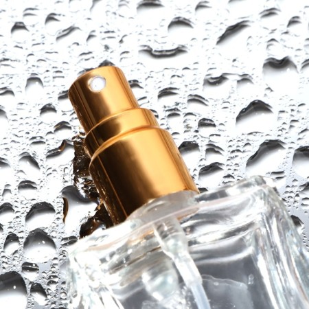 Perfume bottle, with a spray, 15 ml, golden color-5