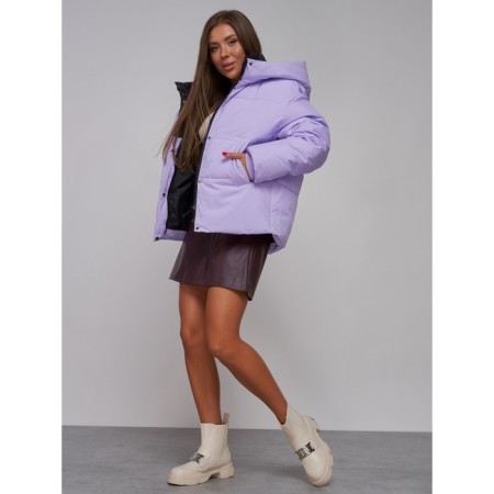 Winter jacket, size 48, purple color-17