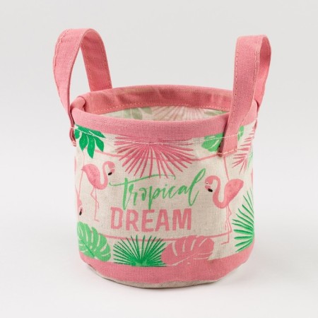 Textile basket "Tropical Dream" 14x12cm-1