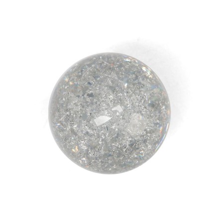 Handle button Cappio PK106, D = 25 mm, plastic, color chromium-2