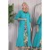 Cardigan female, size 44, green color