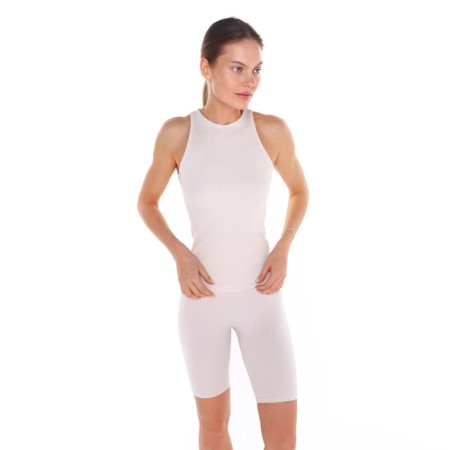 T-shirt female, dark cream color, size 46 (l)-2
