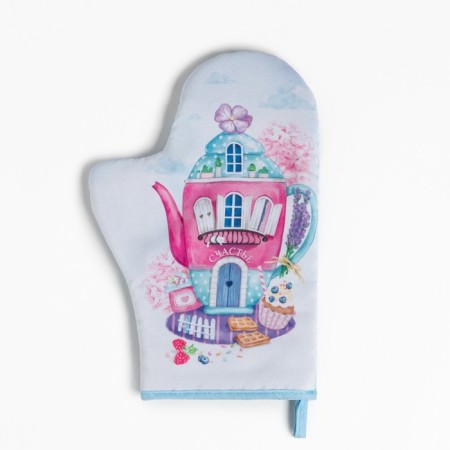 Kitchen set of "beloved mommy", mittens-seizure 20x28cm, wooden blade-2