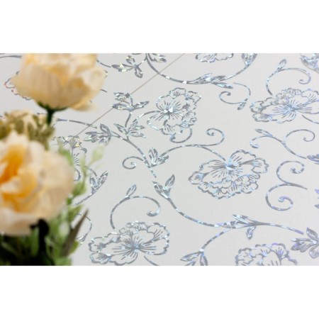 The oilcloth is transparent "Bind silver", thickness 0.8 mm, 80 cm, 20 p.m., BRT-005-1,-4